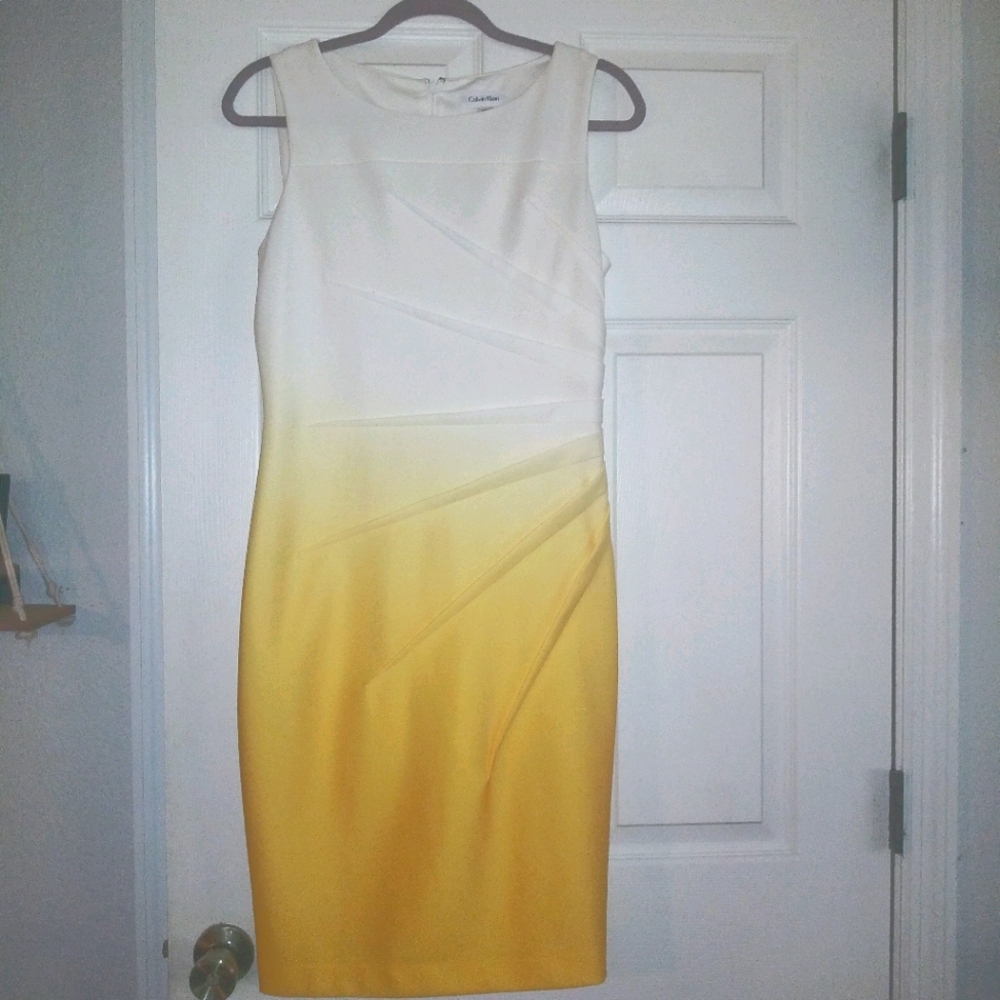 Calvin Klein ombre cocktail dress